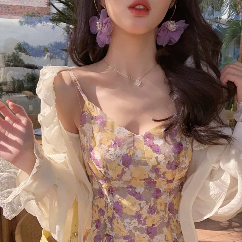 Тонкая кофта, Slip-dress, летняя шифоновая накидка