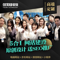 Do website construction and production company corporate official website custom imitation development web design to do a one-stop all package