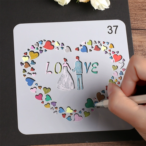 Попадная плата рисования DIY Аксессуары аксессуары тема тема Кружевая живопись инструмент для картины модель печати печати