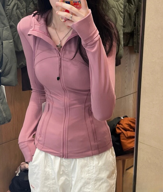 New 2025 Yoga Wear Women's Sports Jacket Define Hooded Sun Protection Fitness Clothing Slim Fit Slimming Jacket for Women