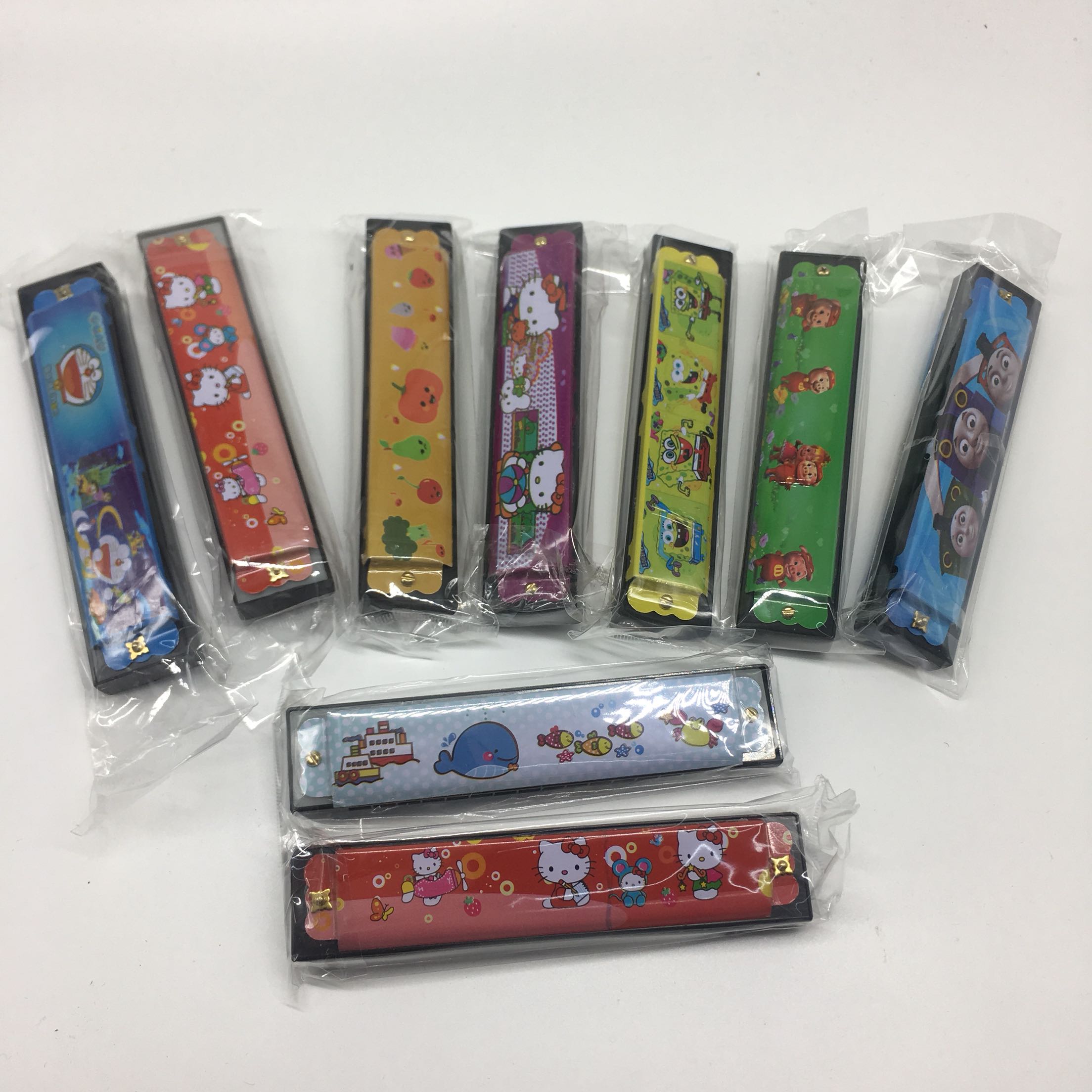 Children's toys new harmonica hands with hand kindergarten Gift colourful blown violin gift tourist souvenirs fun