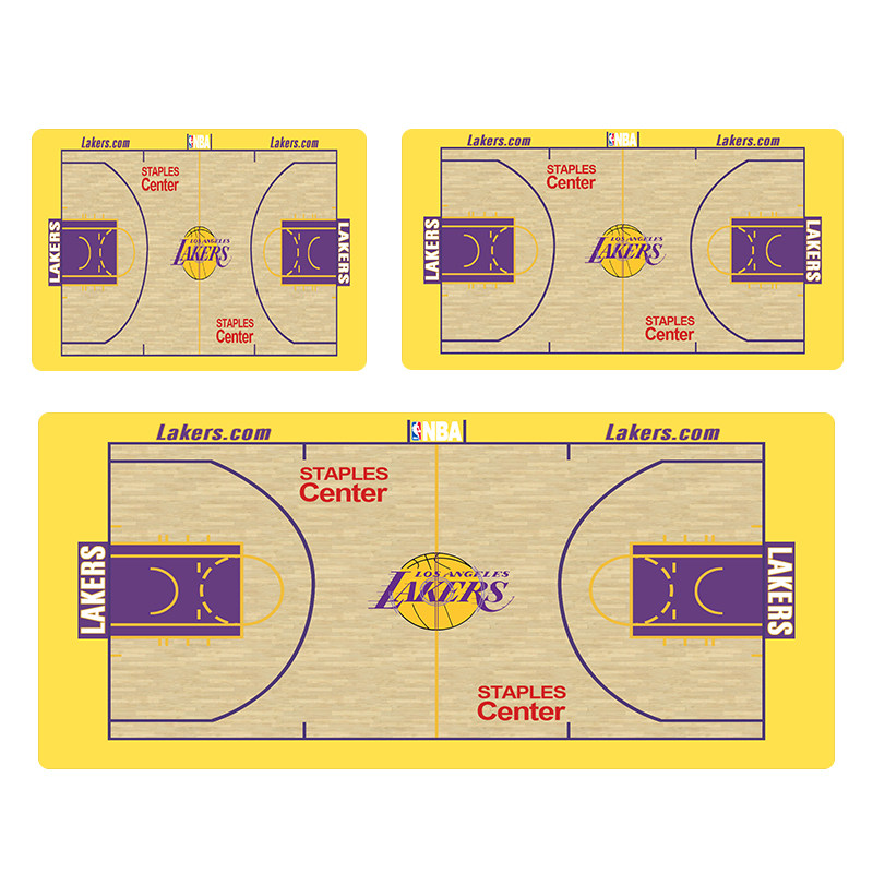 Customized NBA stadium star team logo oversized mouse pad Warriors Cavaliers Lakers commemorative gift table mat