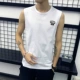 Áo vest nam mùa hè rộng rãi cotton thể thao áo len XL không tay quây áo thun xu hướng áo thể dục - Áo vest cotton vest nam trung niên