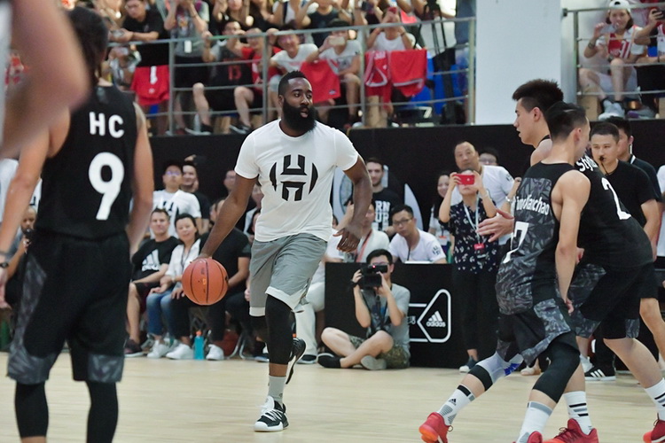 [42 người chơi thể thao] Giày bóng rổ Adidas Harden B E Harden phiên bản ngắn CG4192 AC7821 giày thể dục