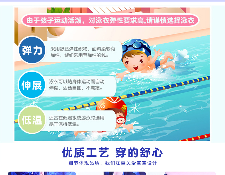 Cô gái mới dài tay áo toàn thân chống nắng đồ bơi Cô gái Xiêm trẻ em đồ bơi bé trai lớn tắm nước nóng mùa xuân - Bộ đồ bơi của Kid bikini cho bé gái