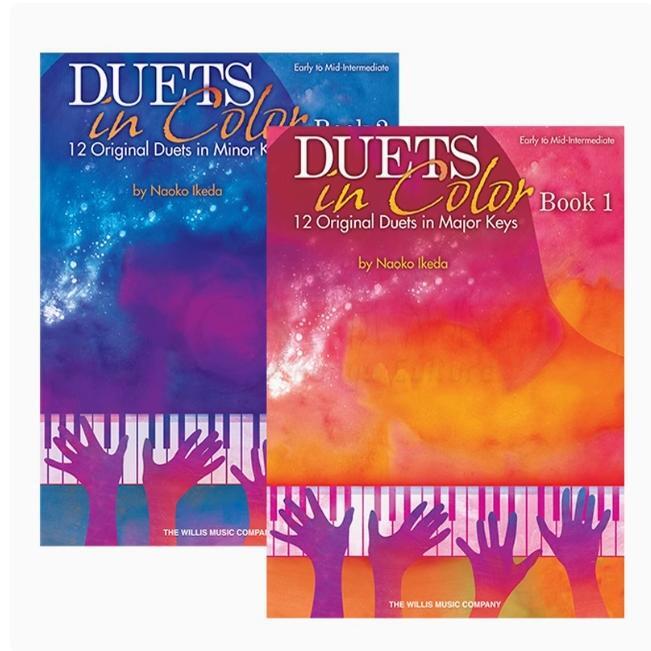 Colorful Duets Piano Score Naoko Ikeda Piano Score Naoko Ikeda Duets in Color Book 1-2 Four-Hand Playing with Audio