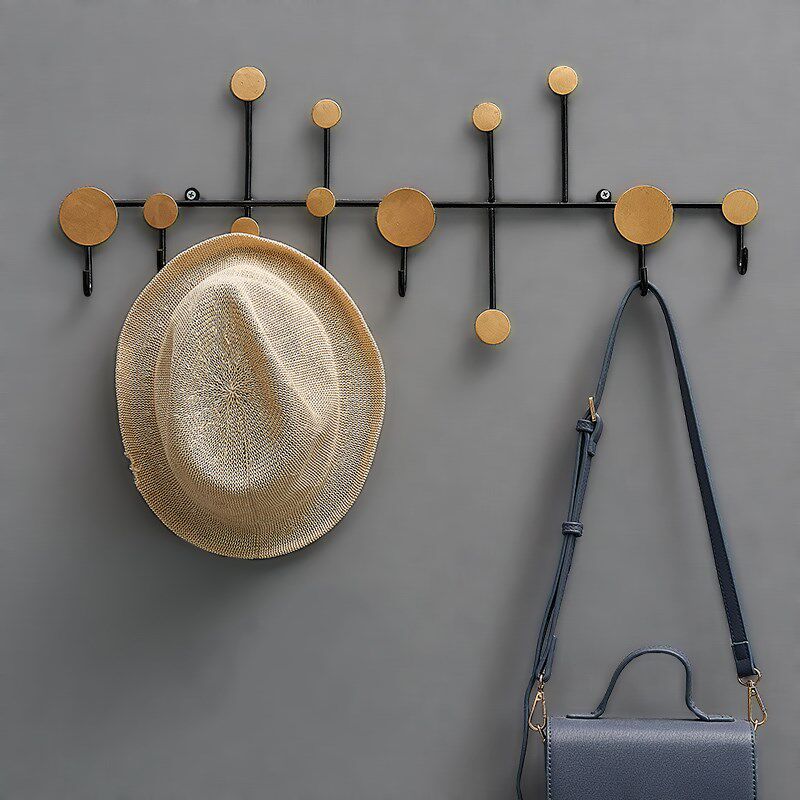Hook bedroom wall doorway girl wall-mounted entrance key decoration in door cloak hook Creative Nordic