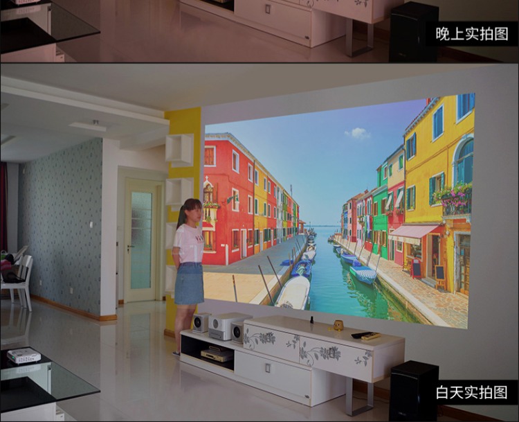 Máy chiếu Meigao G20S wifi không dây rạp hát tại nhà 3D thông minh Máy chiếu 4K HD 1080p