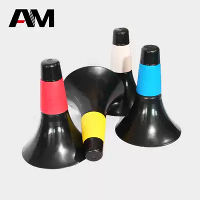 Logo barrel thickened agile cone Rubber-coated Logo Obstacle cone Horn Football training equipment