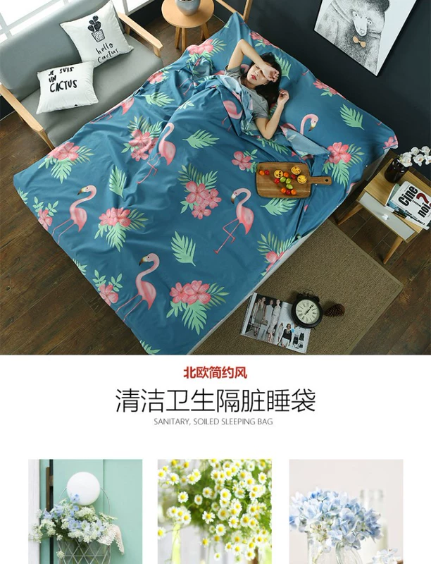 Cậu bé lớn đích thực cầm tay cộng với túi ngủ bằng vải bông ngủ với bố mẹ trẻ con bằng vải cotton mỏng đôi leo trèo chống đá - Túi ngủ