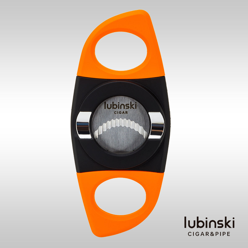 Lubinski cigar scissors portable large caliber jagged cigar tooth personality shaped sharp blade