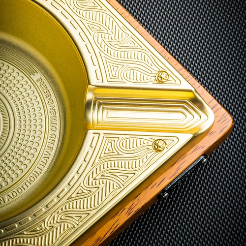 Металлическая пепельница, ретро курительные принадлежности для офиса