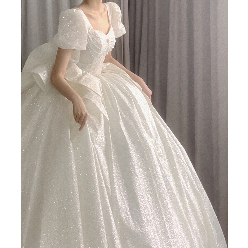French-Style Light Wedding Dress 2026 New Model Bridal Gown High-Quality Texture Petite Dress Maternity Plus Size for Curvy Women French-Style Light Wedding Dress 2026 New Model Bridal Gown High-Quality Texture Petite Dress Maternity Plus Size for Curvy Women