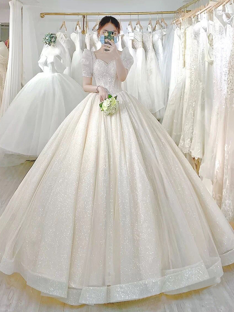 Wedding dress for pregnant, 13 years, french style, plus size, suitable for teen, lace dress Wedding dress for pregnant, 13 years, french style, plus size, suitable for teen, lace dress
