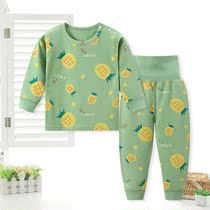 Ueno Gu Chunqiu Childrens pure cotton underwear for infant home High waist and belly protection for male and female baby autumn clothes and autumn pants