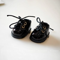 Черная кожаная обувь (за исключением кукол)