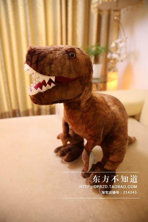 Phim hoạt hình khủng long sang trọng đồ chơi tyrannosaurus búp bê trẻ em lớn gối gối búp bê quà tặng sinh nhật bé trai - Đồ chơi mềm chơi trẻ em