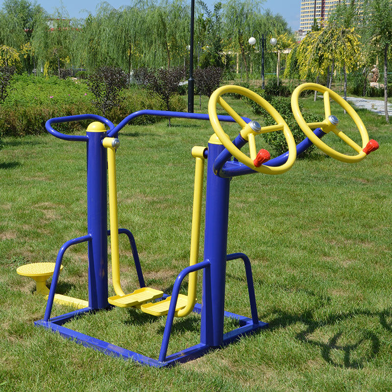 Outdoor fitness equipment Three-in-one Elderly square Park Community leisure and entertainment Walking machine Tai chi wheel twister