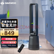Daewoo bladeless fan electric fan purification fan household cycle energy-saving silent tower fan table vertical floor fan F10