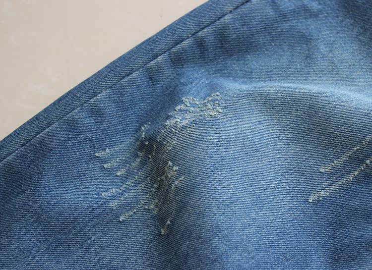 Jeans pour adolescent droite en vrac en coton pour Quatre saisons - Ref 1461311 Image 65