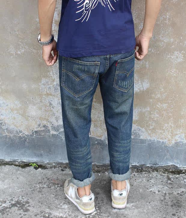 Jeans pour adolescent droite en vrac en coton pour Quatre saisons - Ref 1461311 Image 78