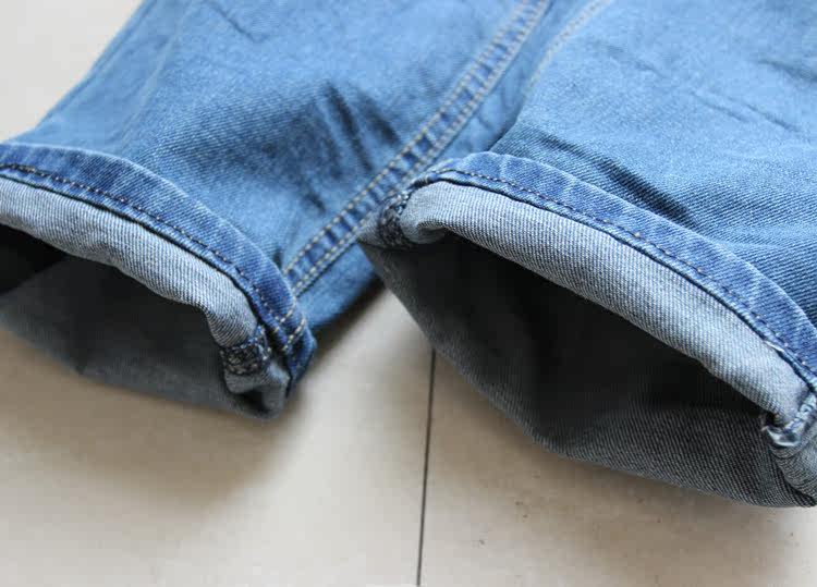 Jeans pour adolescent droite en vrac en coton pour Quatre saisons - Ref 1461311 Image 64