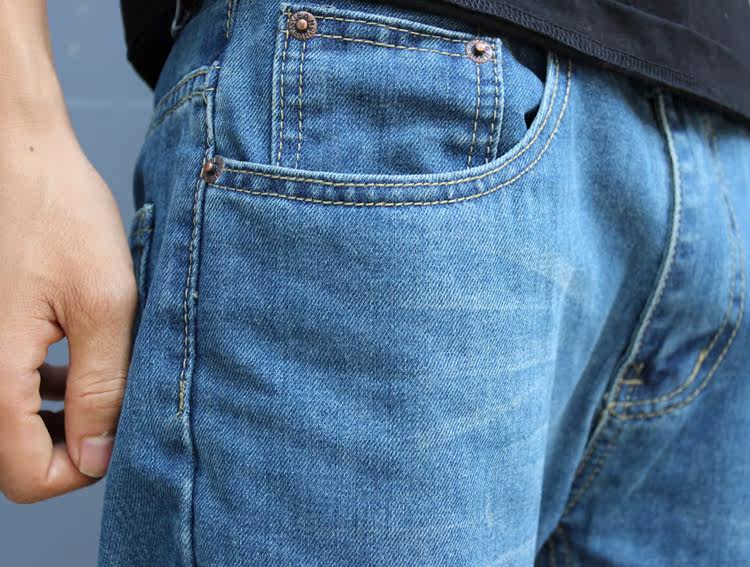 Jeans pour adolescent droite en vrac en coton pour Quatre saisons - Ref 1461311 Image 57