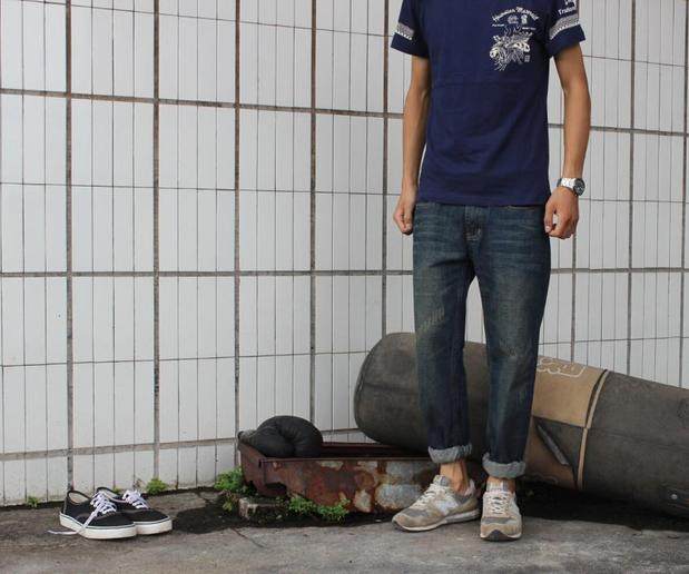 Jeans pour adolescent droite en vrac en coton pour Quatre saisons - Ref 1461311 Image 66