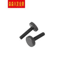 GB835 black flat head color knurled hand screws black zinc plated large head hand screws M3M4M5M6M8M10 customized