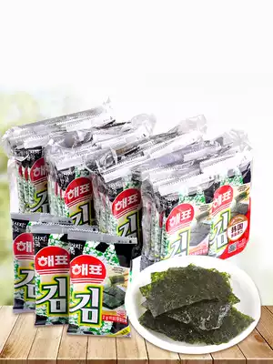 South Korea imported sea brand sea floating sea moss 2g*32 packs instant seaweed bag rice Sushi children bibimbap casual snacks