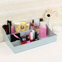 Desktop cosmetics storage box Home office plastic simple creative bedroom jewelry dresser storage box European style