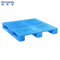 Shengsten Sichuan Plastic Tray Warehouse turnover shelf moisture-proof stack forklift grid Heavy Duty Pallet Station Card
