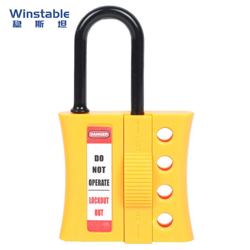 Shengsten W872 insulation nylon four - plus knock insulation 4 - hole lock LOTO security lock listed on the lock 6