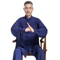 Boxing Club 30 Mumi heavyweight silk mulberry silk Tai Chi suit for men spring and summer high-end silk Tai Chi practice suit for women