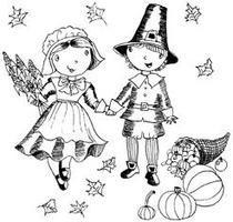 Impression-Obsession EZ Self-adhesive Rubber Stamp* Stamp F11004 Harvest