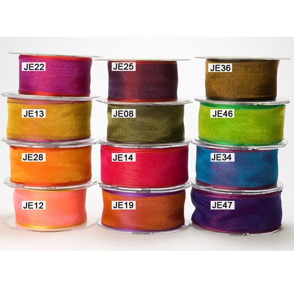 Mays Arts with steel wire coloured edge sparkling snow yarn with wide 3 8cm JE list price 4 57 m