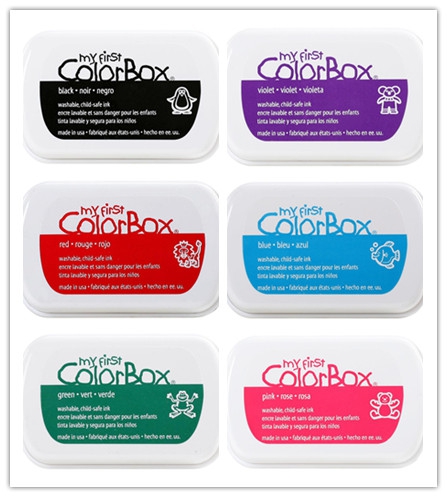 Imported Clearsnap My First Colorbox children without toxic washing sludge 6x10cm