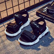 Boy sandals 2021 new Summer Korean version CUHK Tong Soft Bottom Kids Childrens Beach Leisure Kids Shoes
