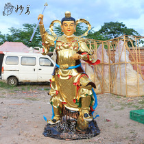 1 6 meters Nezha Three Prince Statue Zhongtan Marshal Jinzha FRP Resin Buddha Statue Feng Shui