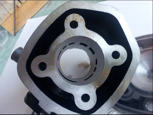 JOG50ZR50 Yinwang 503KJ Aerox50NITRO50 modified 47MM water-cooled cylinder assembly