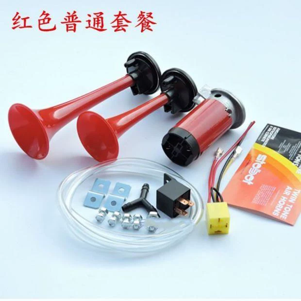 Air Horn Loa Super Ring Ship Air Horn 12V24V General Motors Còi loa siêu trầm Super Ring Truck Train - Sừng xe máy 	loa bluetooth treo xe máy	