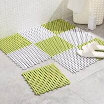 Bathroom anti-slip mat splicing square household toilet