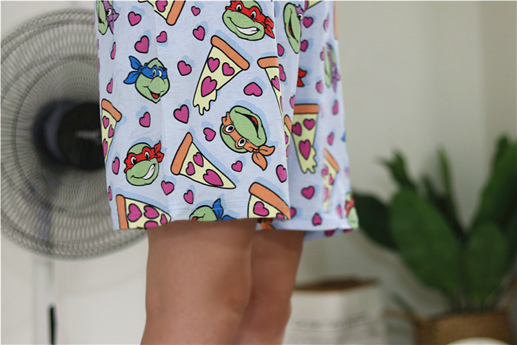 Phim hoạt hình cotton nam và nữ rộng kích thước lớn đồ lót mùa hè vài chiếc quần ngủ ngắn phong cách Harajuku quần nhà quần short quần Arro quan sot nam