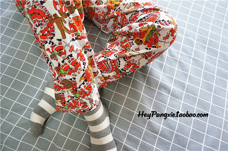 Cartoon cotton dài ngủ quần xu hướng thời trang cá tính quần nhà giản dị phong cách Harajuku quần lỏng nhà quần ngố nữ