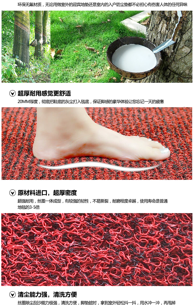 dây phòng tắm bao vây pad thảm chùi chân thảm thảm xe thân thiện với môi có thể được cắt DIY web trượt cỏ - Thảm thảm ngủ văn phòng