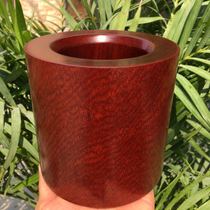 Mahogany pen holder Burmese rosewood big fruit rosewood study desk pen holder painting holder storage tube solid wood overall
