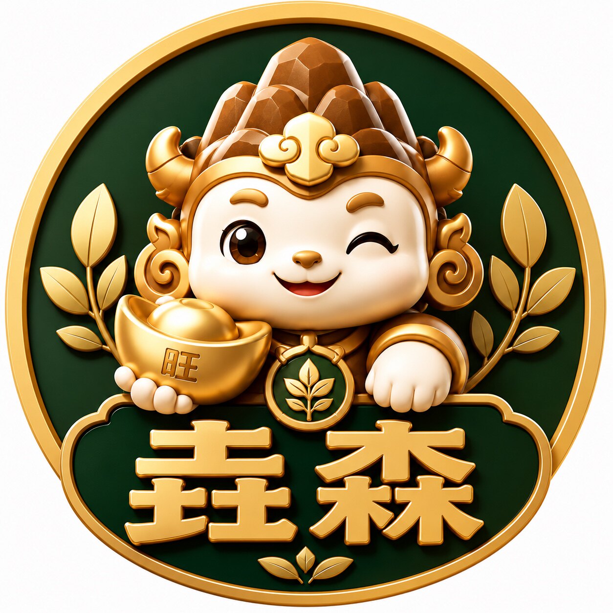 垚森卡通雕塑的LOGO