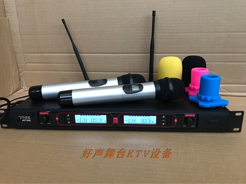 Second-hand Tuojie ACT-600 T80 wireless U-segment KTV stage microphone microphone
