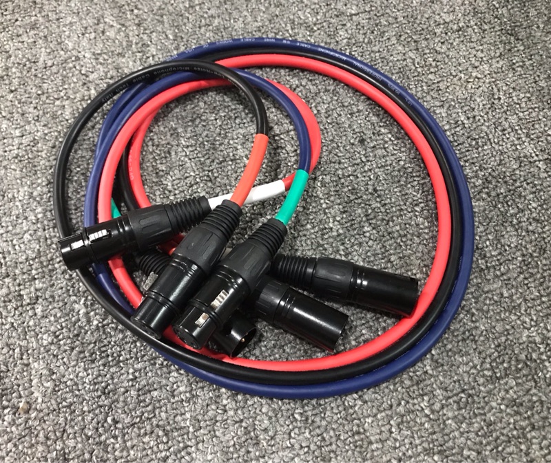 Canon public to the mother power amplifier tuning bench No oxygen sound audio closed-frequency signal Link line microphone line-Taobao