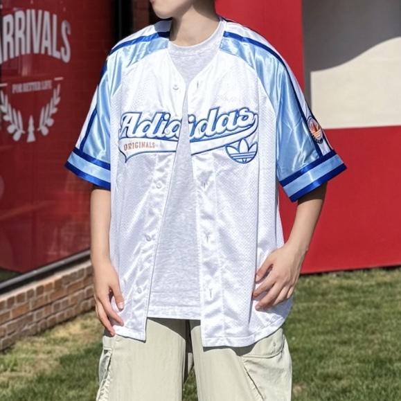 Adidas/ Men's Summer Baseball Sports Casual Loose Breathable Short-Sleeved T-Shirt Jn0768